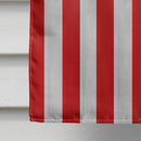 Patriotic Fleur de lis House Flag 28x40 Porch Sleeve Pole Decorative Outside Yard Banner Artwork Wall Hanging, Polyester