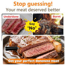 Real-Time Alerts Wireless Meat Thermometer - Smart Bluetooth Meat Probe for Grill, BBQ, Oven, Smoker - Long Range Bluetooth, Accuracy Temp, Dishwasher Clean, Waterproof - Perfect for BBQ Lovers by TinyTreasures Baby Boutique