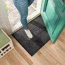 Mibao Front Door Mat Outside Entrance, Durable Outdoor Indoor Mat, Low Profile Heavy Duty Doormat, Non-Slip, Traps Dirt and Moisture, Easy Clean Patio Porch Entryway Mat, 36" x 24", Grey by CozyNest Decor