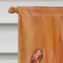Cooked Crab Spicy Hot House Flag 28x40 Porch Sleeve Pole Decorative Outside Yard Banner Artwork Wall Hanging, Polyester