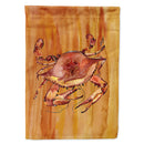 Cooked Crab Spicy Hot House Flag 28x40 Porch Sleeve Pole Decorative Outside Yard Banner Artwork Wall Hanging, Polyester