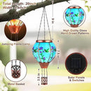 Hummingbird Solar Hot Air Balloon Lantern,Outdoor Decor with Flame Lights Waterproof, Hanging for Garden Yard Lawn Patio, Unique Gifts for Women Mom Grandma Gardener for Mother'Day Christmas by GreenHaven Gardens
