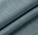 MIUCO Semi Sheer Curtains Poly Linen Textured Solid Grommet Curtains 63 Inches Long for Living Room 2 Panels (2 x 37 Wide x 63" Long) Teal by CozyNest Decor
