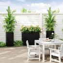 Planter Box Outdoor 38"W x 10.2"D x 30"H- Tall Rectangular Planters for Outdoor Patio/Porch, All-Weather with Anti-dumping Kit, Durable Galvanized Steel, Modern Design for Plants, Flower,Garden by CozyNest Decor