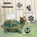 JOYBEE Garden Statues Turtle with Solar Lantern Outdoor Decor-Turtle Solar Figurines Lights Decorations for Patio Yard Lawn Ornaments-Gifts for Birthday Easter Housewarming by CozyNest Decor