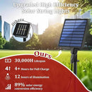 2-Pack 200FT Solar String Lights for Outside, 600 LED Extra-Bright Solar Light Outdoor with 19 Modes & Timer, Waterproof Fairy Solar Lights for Garden Patio Tree Christmas Decorations Red & Green by GreenHaven Gardens