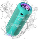 Ortizan Portable Bluetooth Speakers, IPX7 Waterproof Wireless Speaker with 24W Loud Stereo Sound, Outdoor Speaker with Bluetooth 5.3, Deep Bass, RGB Lights, Dual Pairing, 30H Playtime for Home, Party by TinyTreasures Baby Boutique