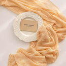 3pcs Deep Beige Cheesecloth Table Runner Rustic Boho Gauze 120 Inch 10 FT Cheese Cloth for Wedding Baby Shower Bridal Shower Birthday Party Long Sheer Home Decorations by CozyNest Decor