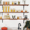 Glass Jars with Bamboo Lids (16oz in 9 Pack), Food Jars and Canisters Sets with lids, Food Storage Jars with Airtight Lids, Glass Pantry Jars by CozyNest Decor