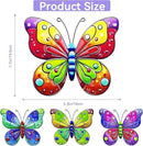 ULENDIS 4 Pack Metal Butterfly Wall Decor, Outdoor Fence Wall Art Decor, Hanging Decoration for Garden Backyard Living Room Balcony Patio Indoor(B) by GreenHaven Gardens
