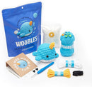 The Woobles Crochet Kit for Beginners - Easy Arts and Crafts Knitting & Crochet Animals Kit As Seen On Shark Tank - Bjørn The Narwhal by TinyTreasures Baby Boutique