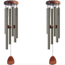 Large Aluminium Wind Chimes 37" Inches to Create a Zen Atmosphere Suitable for Outdoor, Garden, Patio Decoration Wind Chimes with Wind Catcher Suitable as A Gift for Unisex(2 Pack Copper) by CozyNest Decor