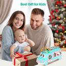 Baby Xylophone for Toddlers 1-3, Bus Shaped Toy Xylophone for Kids with Child Safe Mallet, Shape Sorting Educational Musical Toys and Instruments for Toddlers 1-3 by TinyTreasures Baby Boutique