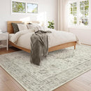 LIVEBOX Washable Area Rug 9x12 Rugs for Living Room Bedroom, Non-Slip Boho Indoor Carpet for Dining Room Office, Low-Pile Farmhouse Soft Carpets for Kids Nursery Room Playroom, Taupe by TinyTreasures Baby Boutique