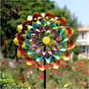 Garden Wind Spinners Outdoor Large Metal, 84'' Yard Art Wind Sculptures & Spinners, Windmills Gifts for Mother's Day Birthday Lawn Patio Decor(Rainbow) by CozyNest Decor