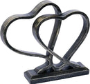 Heart Sculpture for Living Room Decor Heart Decoration Gift for Her and Him Love Wedding Anniversary Couples Gift Modern Heart Statue for Home Coffee Table Dining Table Centerpiece Birthday Gift by CozyNest Decor