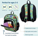Wildkin 12-inch Kids Backpack – Padded, Adjustable, Ideal for Daycare & Travel - Wild Animals by TinyTreasures Baby Boutique