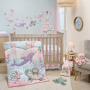 Lambs & Ivy Sea Dreams 3-Piece Dolphin/Turtle Nautical Baby Crib Bedding Set by TinyTreasures Baby Boutique