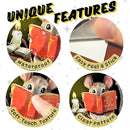 Mouse Reading Book Wall Sticker Decal – Kids Room, Classroom, Home Decor, Bookcase, Book Lover Gift, Children's Bedroom, Nursery, Cute Mouse, MICESTERPIECE by CozyNest Decor