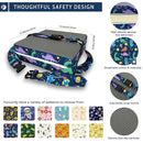 Toddler Booster Seat for Dining Table, Portable Booster Seat for Kitchen Chair, 4 Inch High-Density Foam Cushion with Adjustable Safety Straps and Non-Slip Bottom, Perfect for Kids Travel and Daily by TinyTreasures Baby Boutique