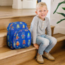 Wildkin 12-inch Kids Backpack – Padded, Adjustable, Ideal for Daycare & Travel - Robots by TinyTreasures Baby Boutique