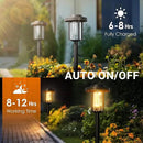 GIGALUMI Solar Pathway Lights Outdoor, 8Pack Gardening Light IP65 Waterproof Landscape Lighting for Yard and Walkway, Garden Decorations for Outside Patio Porch, Warm White by GreenHaven Gardens