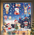 Christmas Window Clings Decorations - Cute Funny Double-Sided Static Stickers for Glass Windows and Doors, Perfect Decorations, with Cat Kitten Pattern, Reusable 9 Sheets by CozyNest Decor