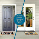Gertmenian Looney Tunes Coir Doormat - 2x3 Welcome Mat (2-Pack), Ideal for High Traffic Areas in Front Door, Garage, Entryway - Warner Bros. Doc/Folks, 80029 by CozyNest Decor