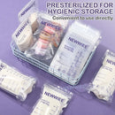 600 Count Breastmilk Storage Bags 7oz Breast Milk Bags for Breastfeeding Self Standing Breastmilk Storing No Leak Double Seal Freezer Storage for Refrigeration and Freezing(Purple) by TinyTreasures Baby Boutique