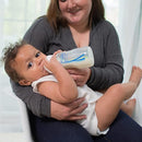 Dr. Brown's Natural Flow Anti-Colic Options+ Wide-Neck Baby Bottles 9 oz/270 mL,with Level 1 Slow Flow Nipple,4 Count,0m+ by TinyTreasures Baby Boutique