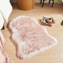 AMTOVO Faux Fur Rug, Pink Small Area Rug, Fluffy Sheepskin Rug, Fuzzy Ultra Soft 2 x 3 ft Shag Rugs for Bedroom Sofa Throw Cushion Room Decor, Sheepskin by CozyNest Decor