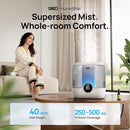 Dreo 6L Humidifiers for Bedroom, Quiet Supersized Cool Mist Ultrasonic Humidifier with Diffuser, 60 Hour Runtime for Home, Nursery, Plant, Gray by TinyTreasures Baby Boutique