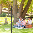 MIXXIDEA Wild Bird Feeders For Outdoors Hanging Stainless Steel Hanging Bird Feeder Tube, Finch Feeder For Garden Backyard Decoration Attractive Water Resistant Bird Feeders For Outside Green - 2 Pack by GreenHaven Gardens