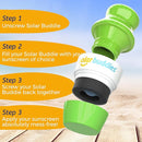 Solar Buddies Sunscreen Applicator - Single Full Green - Refillable Roll on Sponge Sunscreen, Suncream & Lotion Applicator For Kids, Adults & Families - Holds 3.4fl oz, Perfect Size for Travel by TinyTreasures Baby Boutique