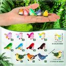 Wenqik 100 Pcs Mini Resin Bird Figurines Miniature Small Birds Figurines Realistic Animal for Fairy Terrarium Craft Garden Accessories Home Ornament Micro Landscape Birthday Cake Toppers Decor by GreenHaven Gardens