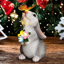 SIX FOXES Solar Garden Rabbit Statues Light - Easter Bunny Decor for Garden, Lawn, Patio, Balcony, Yard Ornament, Gifts for Kids, Women, Mom by GreenHaven Gardens