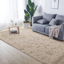 2x6 Runner Rug for Bedroom: Fluffy Shag Soft Washable Rugs Small Fuzzy Plush Indoor Carpet for Hallway Bedside Dorm Kids Girls Boys Room (Camel, 2'x6') by TinyTreasures Baby Boutique
