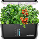 Ahopegarden Indoor Garden Hydroponics Growing System: 10 Pods Plant Germination Kit Aeroponic Herb Vegetable Growth Lamp Countertop with LED Grow Light - Hydrophonic Planter Grower Harvest Lettuce by GreenHaven Gardens