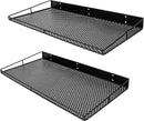 RedCall Heavy-Duty Wall Shelf, 2 Pack Garage Shelf, 23.5" x 12" Large Wall Mounted Shelves for Garage, Laundry Room, Closet, Holds Up to 75 Lbs by CozyNest Decor
