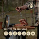 Charcoal Grills - 40 lbs Stainless Steel Smoker Grill 3-in-1 for Cooking & Home BBQ - Portable Vertical Smoker Barrel for Outdoor Grilling & Camping - Meat Grill with Thermometer & Accessories by GreenHaven Gardens