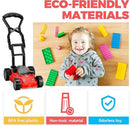 Kids Lawn Mower - Toy Choi's Pretend Play Series Toddler Lawn Mower, Indoor Outdoor Push Gardening Summer Toy Tool Set for Boys & Girls 3,4,5,6,7,8 by GreenHaven Gardens