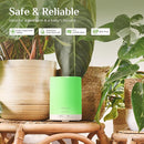 ASAKUKI Essential Oil Diffuser, 5-in-1 Quiet Humidifier, Home Fragrance Aroma Diffuser with 7 LED Color Changing Light and Auto-Off Switch (Pure White) by TinyTreasures Baby Boutique