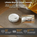 roborock Qrevo Series Robot Vacuum and Mop, 8000Pa Suction, Upgraded from Qrevo S, Anti-Tangle Brush, Smart Obstacle Avoidance, Auto Mop Washing, All-in-One Dock, 200RPM Spinning Mops, White(QV 35A) by CozyNest Decor