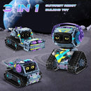 STEM Robot Building Kit for Kids 6-14,3in1 Remote & APP Controlled STEM Rock Robot/Truck/Road Roller Building Toys for Kid,433 Pcs Building Blocks Set Birthday Xmas Gift Ideas for Boys Girls by TinyTreasures Baby Boutique
