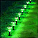Halloween Solar Lights Outdoor 8 Pack Green LED Waterproof Mushroom Outside Lights for Yard Garden Patio Pathway Walkway Landscape Halloween Decorations by CozyNest Decor