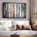 ElephantStock Ski Collection Wall Art - Horizontal Framed Canvas - 1-Piece Bathroom Wall Decor - Photography sports Canvas Print - Brown and Black Decor for Wall - 37" X 25" by CozyNest Decor