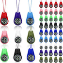 Compass for Kids Hiking and Survival Small Mini Pocket Compasses Keychain Lanyard Boy Scout Party Favor Toy Set, Bulk by TinyTreasures Baby Boutique