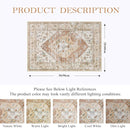 Lahome Boho Kitchen Rugs Washable - 2x3 Small Non-Slip Entry Rugs for Inside House Oriental Throw Area Rugs for Bedroom Accent Distressed Floor Doormat Carpet for Bathroom Entryway Laundry Living Room by TinyTreasures Baby Boutique
