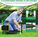 10.8” Wide Garden Kneeler and Seat, Heavy Duty Foldable Gardening Stool with Tool Belt Pouch, Portable Gardening Bench Chair for Seniors & Parents, Non-Slip & Easy Grip Design by GreenHaven Gardens