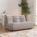 Bean Bag Chair for Adults, Oversized Loveseat Fireside Chair Comfy Lazy Floor Sofa, 2 Seater Lazy Sofa Couch Memory Foam Bean Bag for Living Room, Bedroom Apartment Office (Grey) by CozyNest Decor